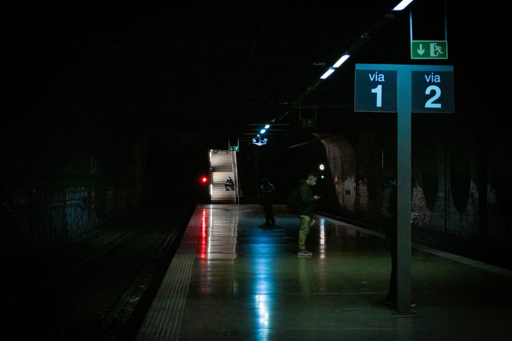 Photo (credit Pere Jurado on Unsplash) of railway station in Spain, home of the Camino de Santiago.